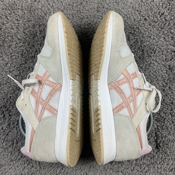 ASICS Lyte Classic White/Rose Gold Sneakers Women’s Size 11 - Picture 4 of 8